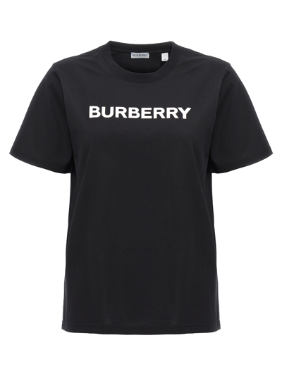 Shop Burberry Margot T-shirt In White/black