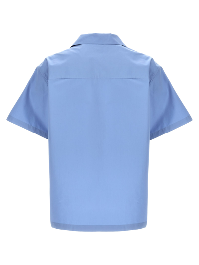 Shop Jil Sander Bowling Shirt In Light Blue
