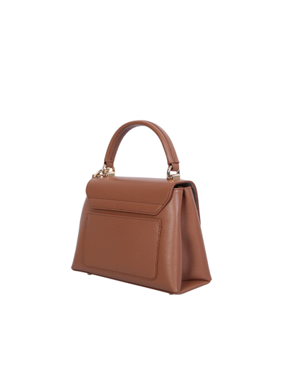 Shop Furla 1927 Mini Top Handle Bag In Brown