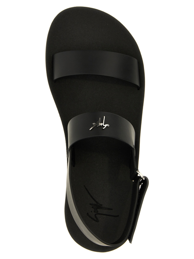 Shop Giuseppe Zanotti Gz Saiph Sandals In Black