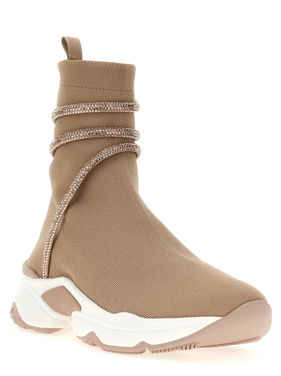 Shop René Caovilla Cleo Running Sneakers In Beige