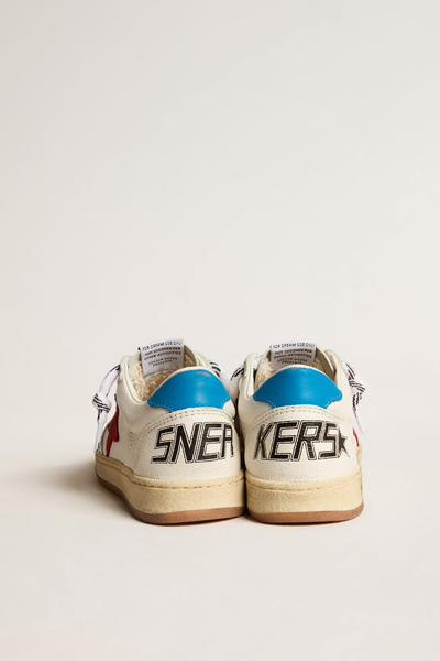 Shop Golden Goose Sneakers Ball-star In White