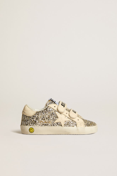 Shop Golden Goose Sneakers Old School In Platino