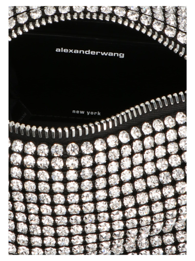 Shop Alexander Wang Heiress Handbag In Silver