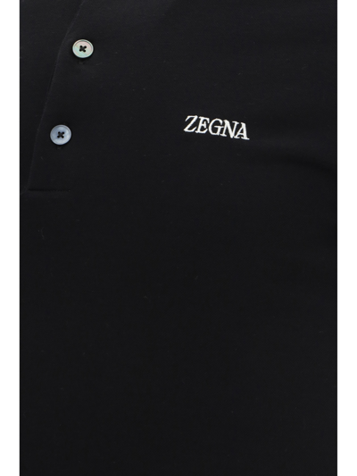Shop Zegna Polo Shirt In K09