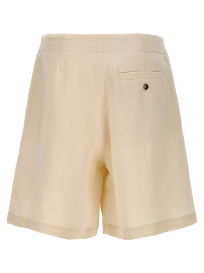 Shop Jw Anderson Logo Bermuda Shorts In White