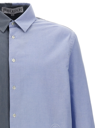 Shop Jw Anderson Anchor Shirt In Blue