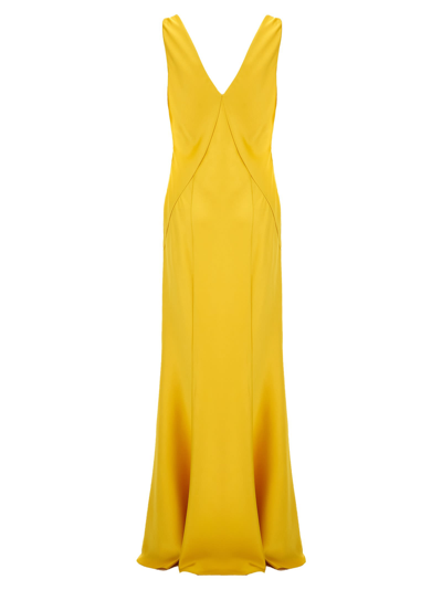 Shop Pinko Arzigliano Dress In Yellow