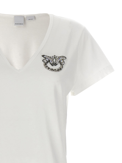 Shop Pinko Turbato T-shirt In White