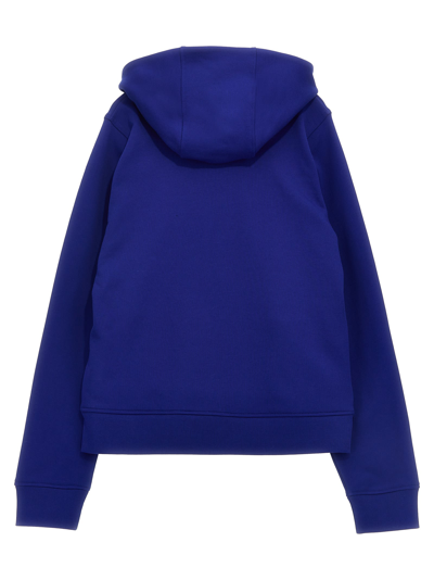 Shop Burberry Sutton Hoodie In Blue