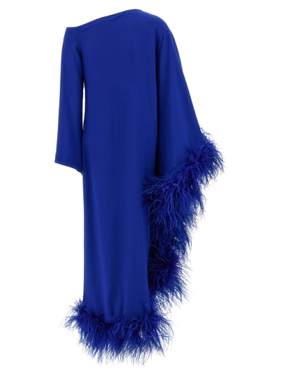 Shop Taller Marmo Ubud Extravaganza Dress In Blue