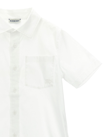 Shop Burberry Owen Shirt In White