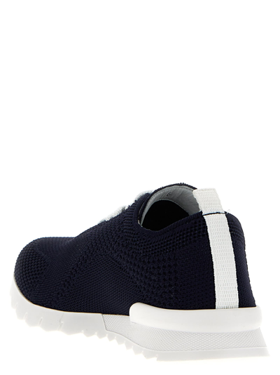 Shop Kiton Fits Sneakers In Blue