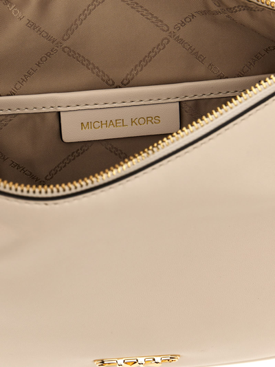 Shop Michael Kors Kendall Shoulder Bag In White