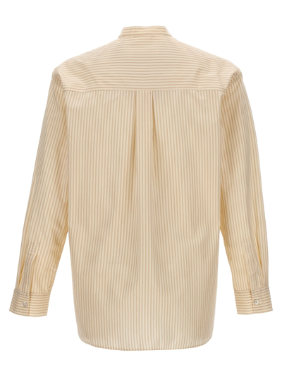 Birkenstock Wheat Stripes Lounge Wear Shirt In Beige