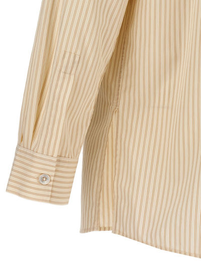 Birkenstock Wheat Stripes Lounge Wear Shirt In Beige
