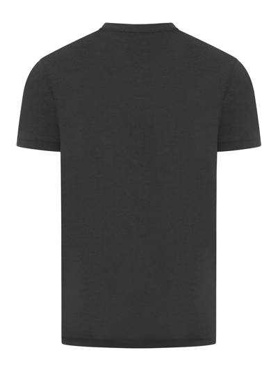 Shop Tom Ford Cut And Sewn Crew Neck Knitted In Black