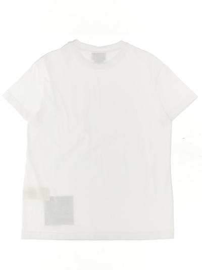 Shop Fendi Logo Patch T-shirt In White
