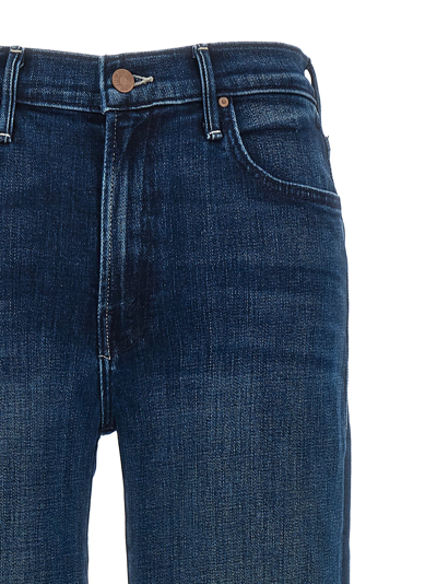 Shop Mother The Kick It Jeans In Blue