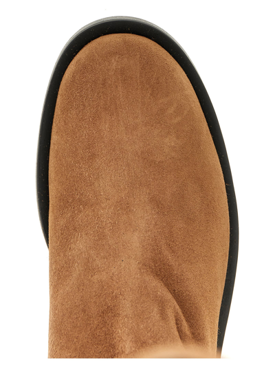Stuart Weitzman 5050 Bold Fringe Boots, Ankle Boots Beige In Beige