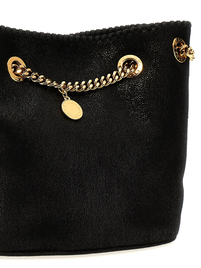 Shop Stella Mccartney Falabella Bucket Bag In Black