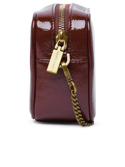 Shop Golden Goose Star Crossbody Bag In Burgundy Leather In Bordeaux