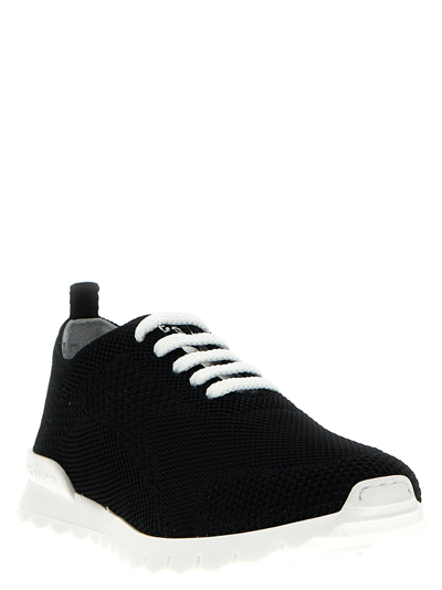 Shop Kiton Fits Sneakers In Black