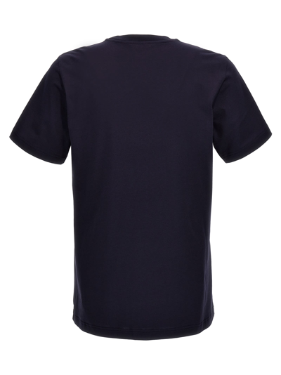 Shop Marni Logo Embroidery T-shirt In Blue