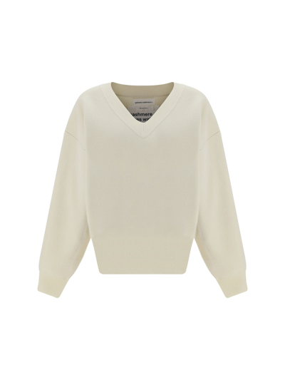 Shop Extreme Cashmere Sweater In Cream