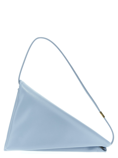 Shop Marni Prisma Shoulder Bag In Light Blue