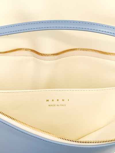 Shop Marni Prisma Shoulder Bag In Light Blue