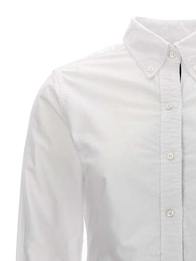 Shop Thom Browne Rwb Shirt In White