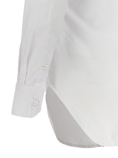 Shop Thom Browne Rwb Shirt In White