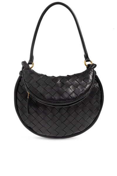 Shop Bottega Veneta Gemelli Small Shoulder Bag In Black