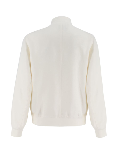 Shop Brunello Cucinelli Jacket In Off White