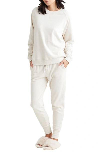 Shop Papinelle So Soft Fleece Pajamas In Ecru