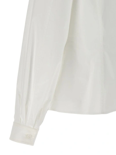Shop Alberta Ferretti Cotton Shirt In White