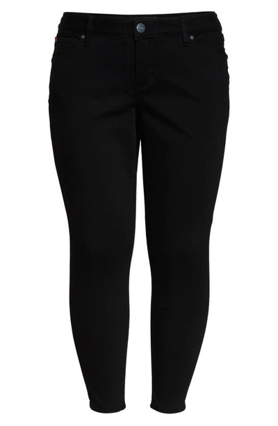 Shop Slink Jeans Stretch Ankle Skinny Jeans In Black