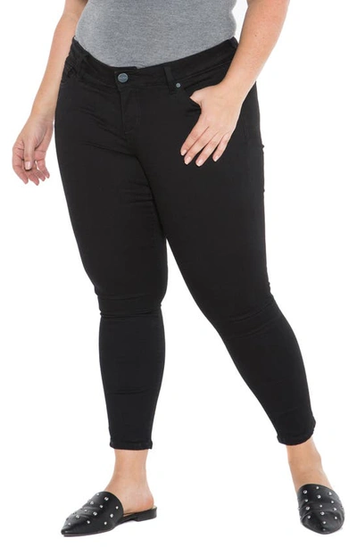 Slink Jeans High Waist Bootcut Jeans In Black