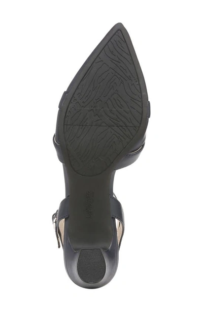 Shop Lifestride Marlee Ankle Strap Pointed Toe Sandal In Lux Navy-dm