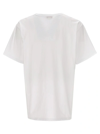 Shop Alexander Mcqueen 'skull' T-shirt In White/black