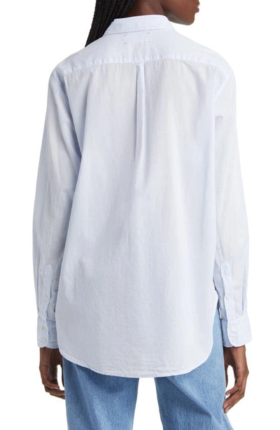 Shop Xirena Beau Cotton Shirt In Skylight
