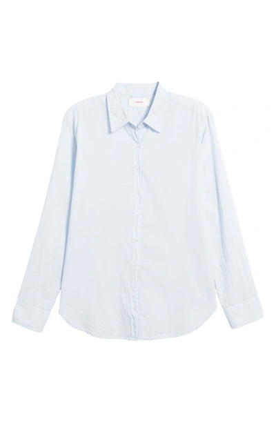 Shop Xirena Beau Cotton Shirt In Skylight
