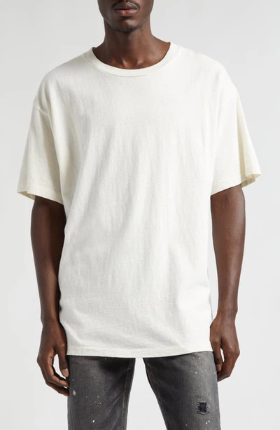 John Elliott T-shirt In Beige Cotton In Salt