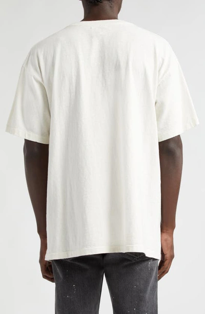 John Elliott T-shirt In Beige Cotton In Salt
