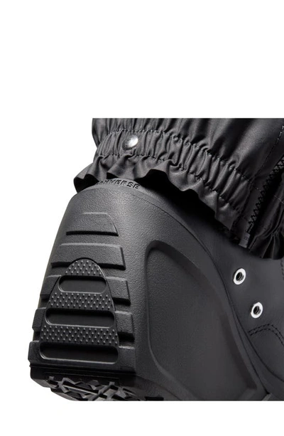 Shop Converse X Martine Ali Chuck 70 De Luxe Wedge Sneaker In Black/ Black/ Black