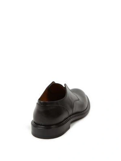 Shop Givenchy Laceless Leather Dress Shoes In Black