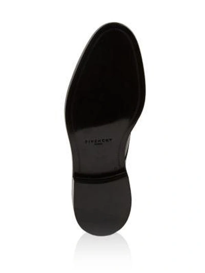 Shop Givenchy Laceless Leather Dress Shoes In Black