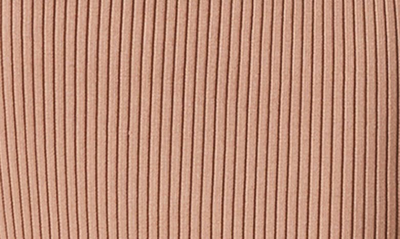 Astr Cutout Off The Shoulder Long Sleeve Midi Sweater Dress In Tan
