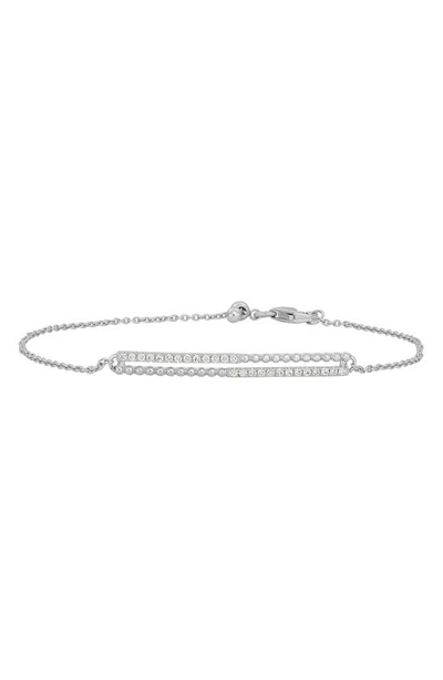 Shop Bony Levy Varda Diamond Chain Bracelet In 18k White Gold